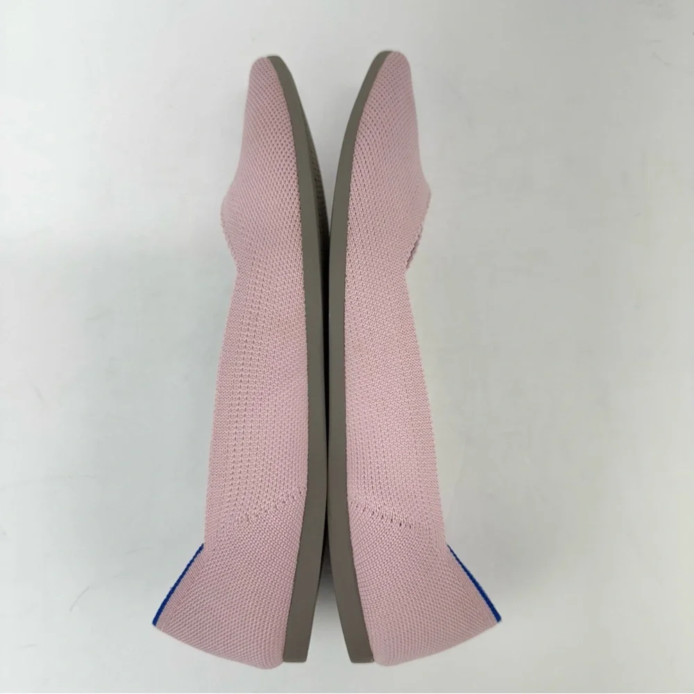 Rothy's size 7.5 Women’s The Point Petal Pink Pointed Toe Slip-On Ballet Flats